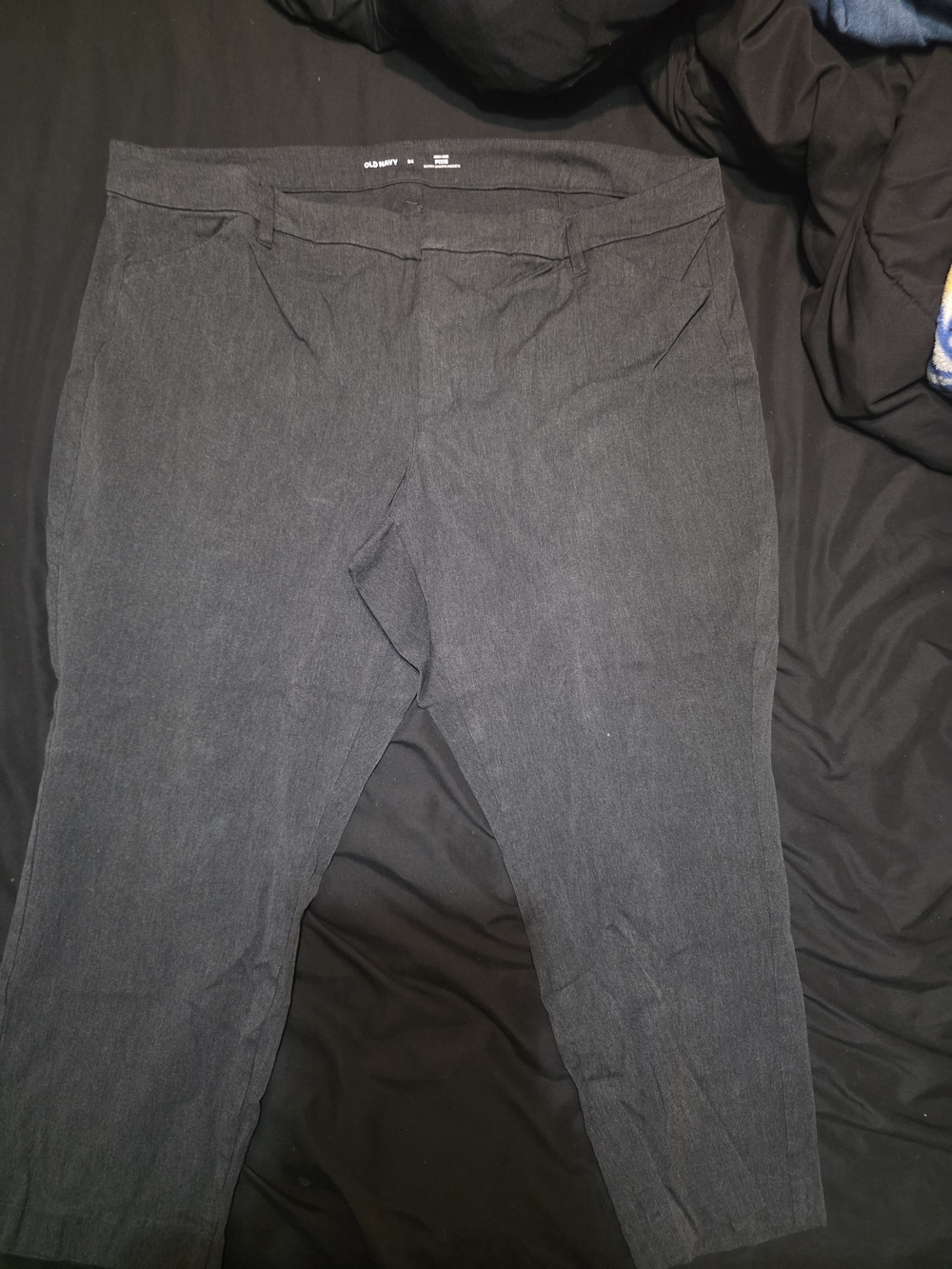 Old Navy Dark Gray Women's Cropped Dress Pants